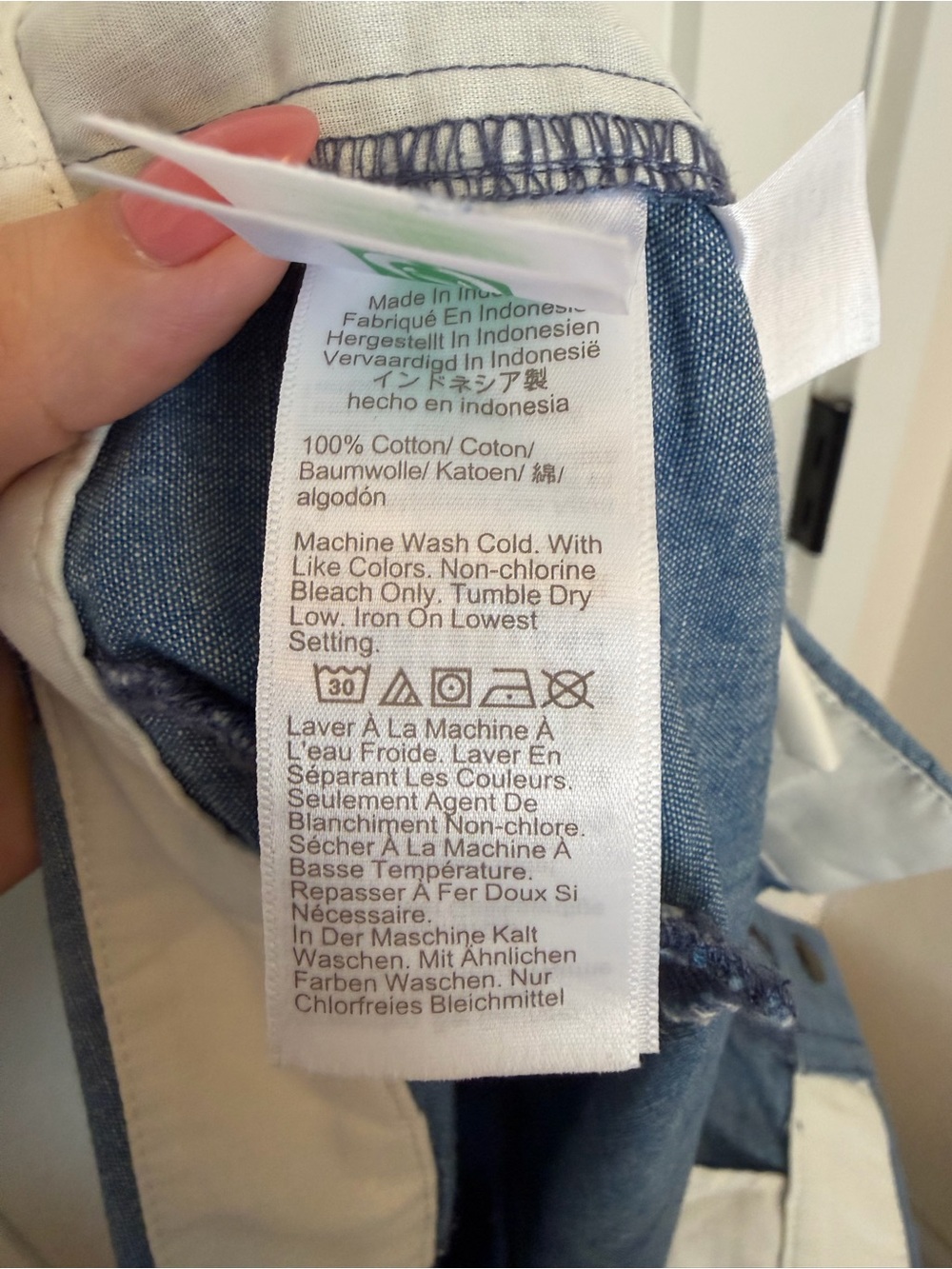 J. Crew 5" classic chambray short Blue Cotton Size 10 preppy casual nautical - Picture 11 of 12